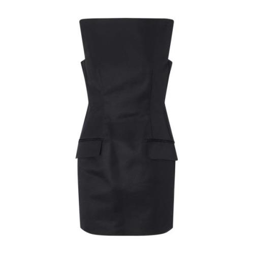 Sportmax Svart Abavo Klänning Black, Dam