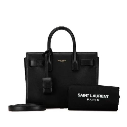 Yves Saint Laurent Vintage Pre-owned Laeder handvskor Black, Dam