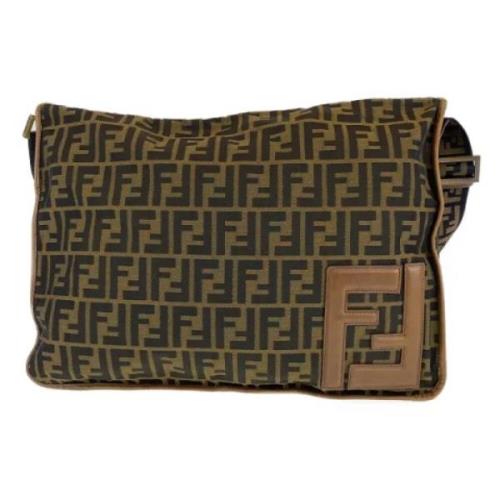 Fendi Vintage Pre-owned Canvas fendi-vskor Brown, Dam