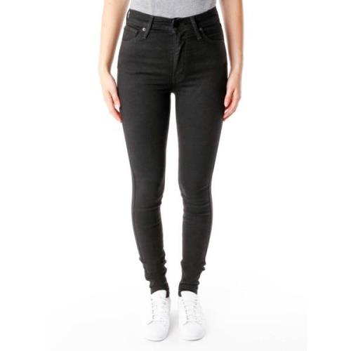 Levi's Hög Midja Skinny Jeans Black, Dam