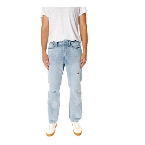 Denham Avslappnad passform Mid Waist Jeans Blue, Herr