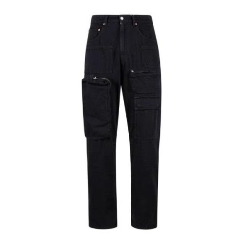 MM6 Maison Margiela Klassiska Denim Jeans med 5 Fickor Black, Herr