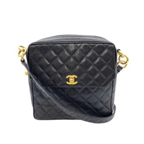 Chanel Vintage Pre-owned Laeder chanel-vskor Black, Dam