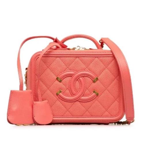 Chanel Vintage Pre-owned Laeder handvskor Pink, Dam