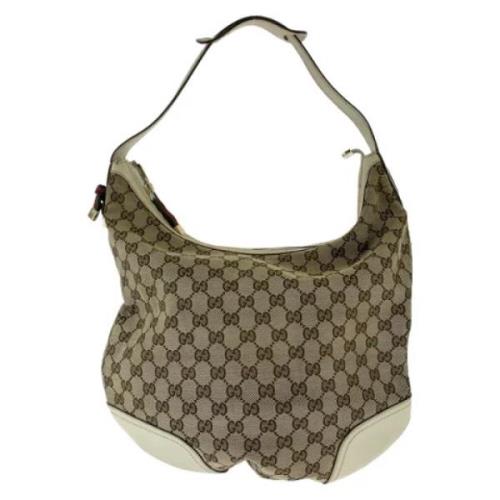 Gucci Vintage Pre-owned Canvas gucci-vskor Beige, Dam