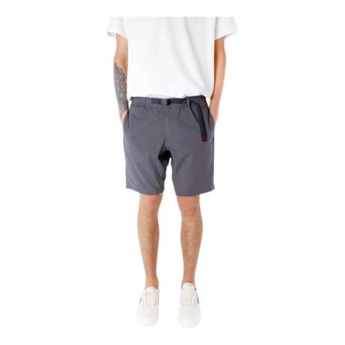 Gramicci Shorts med medelhög midja och bälte Gray, Herr