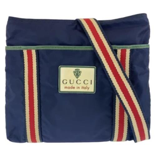 Gucci Vintage Pre-owned Canvas gucci-vskor Blue, Herr