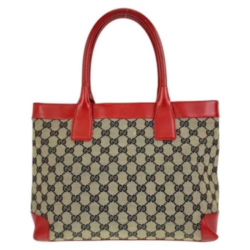 Gucci Vintage Pre-owned Canvas gucci-vskor Red, Dam