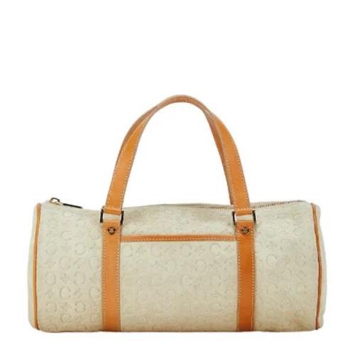 Celine Vintage Pre-owned Mocka handvskor White, Dam