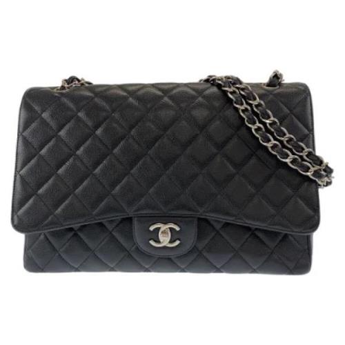 Chanel Vintage Pre-owned Laeder crossbodyvskor Black, Dam