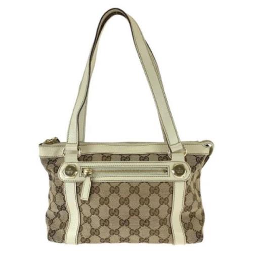 Gucci Vintage Pre-owned Canvas gucci-vskor Brown, Dam