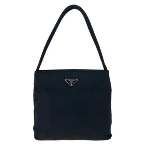 Prada Vintage Pre-owned Canvas prada-vskor Black, Dam