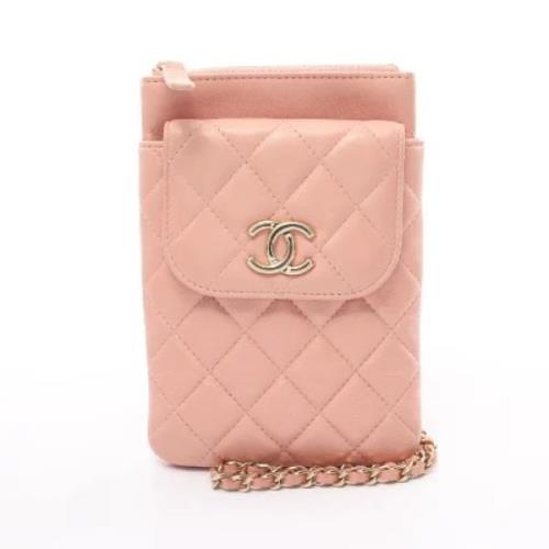 Chanel Vintage Pre-owned Laeder chanel-vskor Pink, Dam