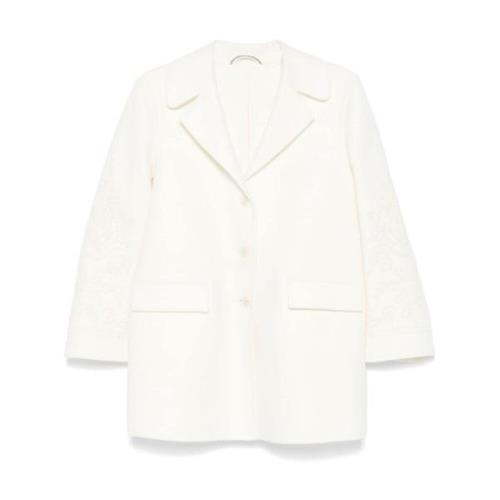 Ermanno Scervino Vit Ullrock Broderat Motiv White, Dam