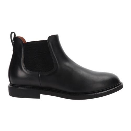 Nerogiardini Herr Läder Ankelboots Black, Herr