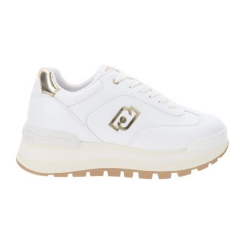 Liu Jo Dam Sneakers i Faux Läder White, Dam