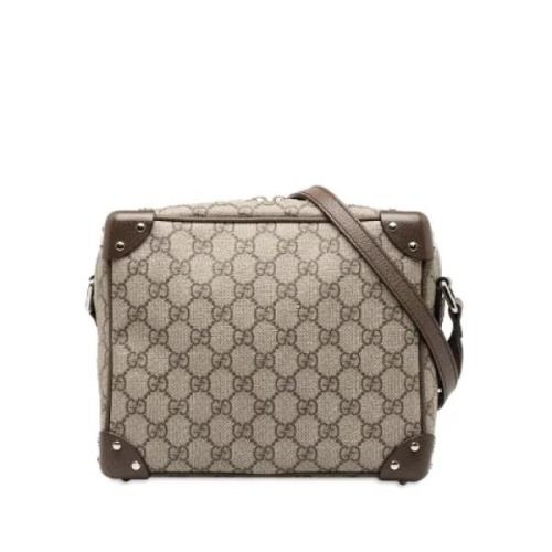 Gucci Vintage Pre-owned Canvas gucci-vskor Brown, Dam