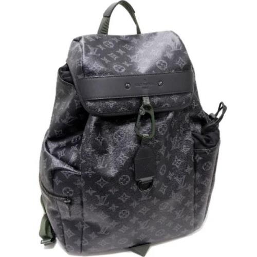 Louis Vuitton Vintage Pre-owned Canvas ryggsckar Black, Dam