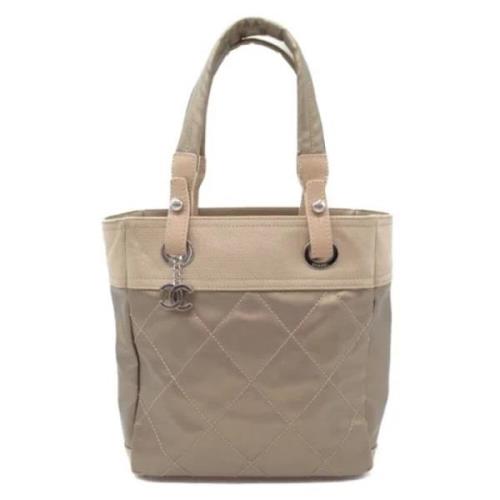 Chanel Vintage Pre-owned Canvas chanel-vskor Brown, Dam