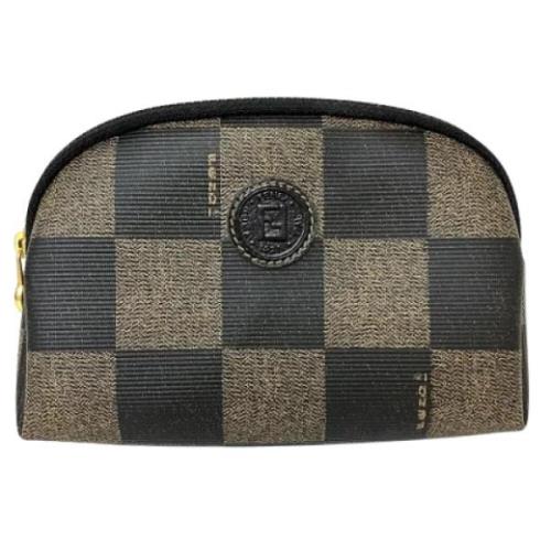 Fendi Vintage Pre-owned Canvas fendi-vskor Green, Dam