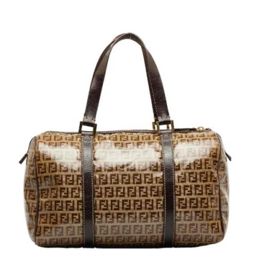 Fendi Vintage Pre-owned Canvas fendi-vskor Brown, Dam