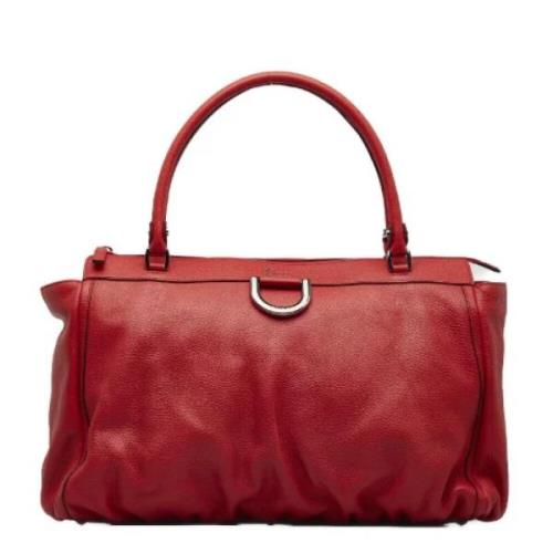 Gucci Vintage Pre-owned Laeder gucci-vskor Red, Dam