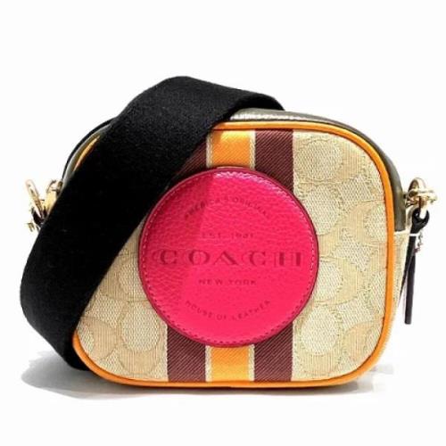 Coach Pre-owned Pre-owned Canvas axelremsvskor Multicolor, Dam