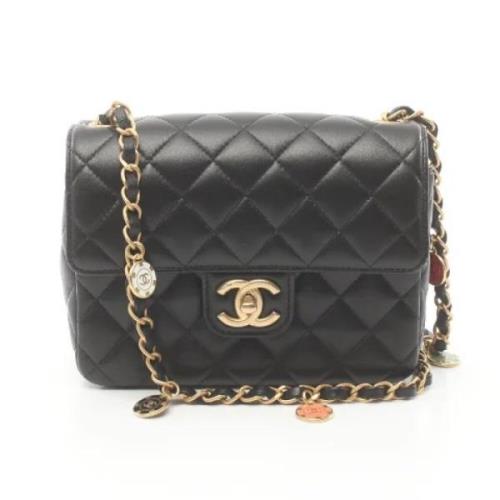 Chanel Vintage Pre-owned Laeder chanel-vskor Black, Dam