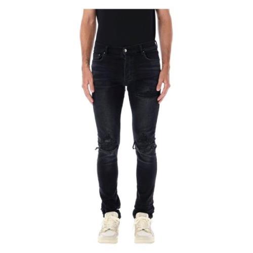 Amiri Bandana Jacquard Jeans Black, Herr