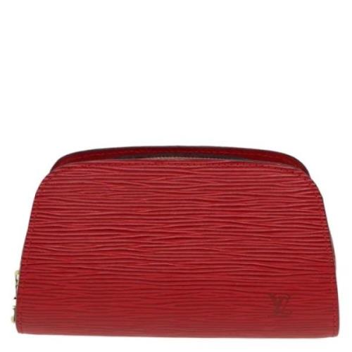 Louis Vuitton Vintage Pre-owned Laeder kuvertvskor Red, Dam