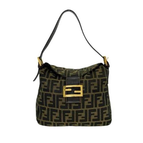 Fendi Vintage Pre-owned Canvas fendi-vskor Brown, Dam