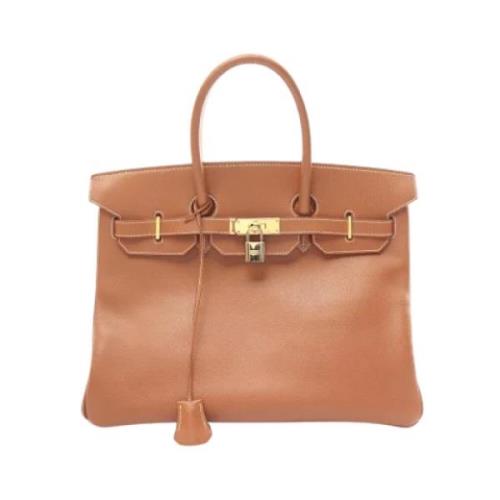 Hermès Vintage Pre-owned Laeder handvskor Brown, Dam