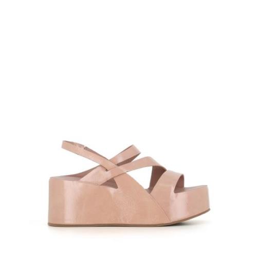 DEL Carlo Nude Kilklack Sandaler Beige, Dam