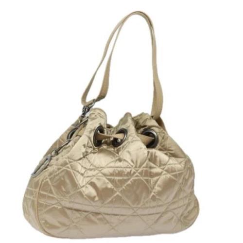 Dior Vintage Pre-owned Nylon dior-vskor Beige, Dam