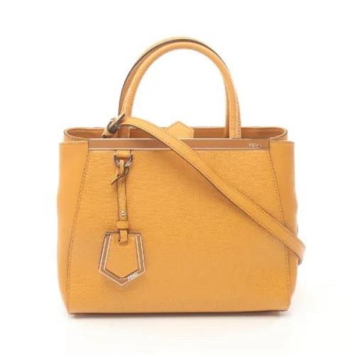 Fendi Vintage Pre-owned Laeder fendi-vskor Yellow, Dam