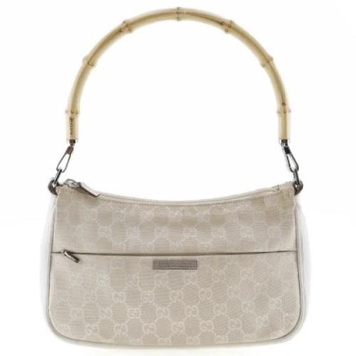 Gucci Vintage Pre-owned Canvas gucci-vskor White, Dam