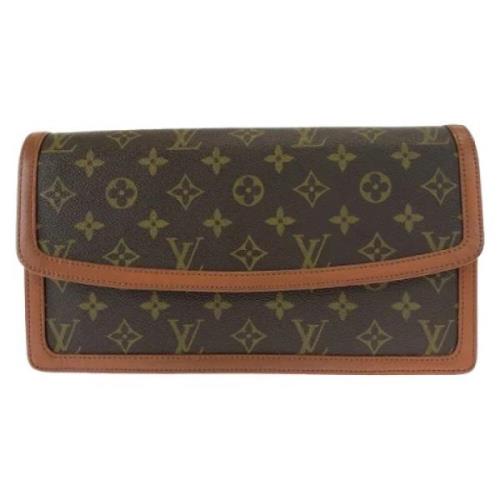 Louis Vuitton Vintage Pre-owned Canvas kuvertvskor Brown, Dam