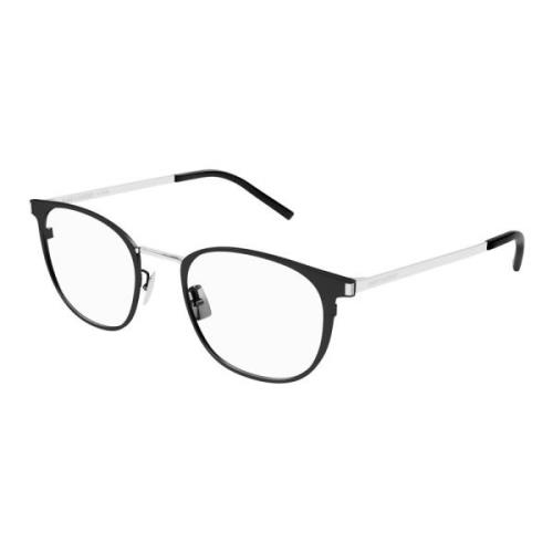 Saint Laurent Svart Silver Glasögonbågar SL 584 Black, Unisex