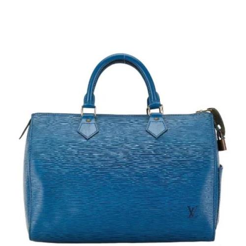 Louis Vuitton Vintage Pre-owned Laeder louis-vuitton-vskor Blue, Dam