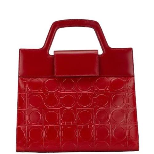 Salvatore Ferragamo Pre-owned Pre-owned Laeder handvskor Red, Dam