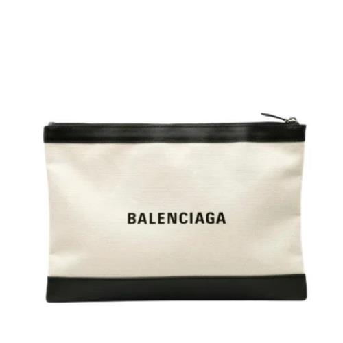 Balenciaga Vintage Pre-owned Canvas balenciaga-vskor White, Dam