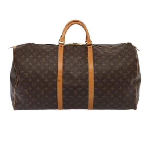 Louis Vuitton Vintage Pre-owned Canvas resvskor Brown, Dam