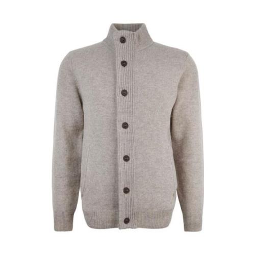 Barbour Cardigan med dragkedja - Modell Mkn0731St16 Gray, Herr