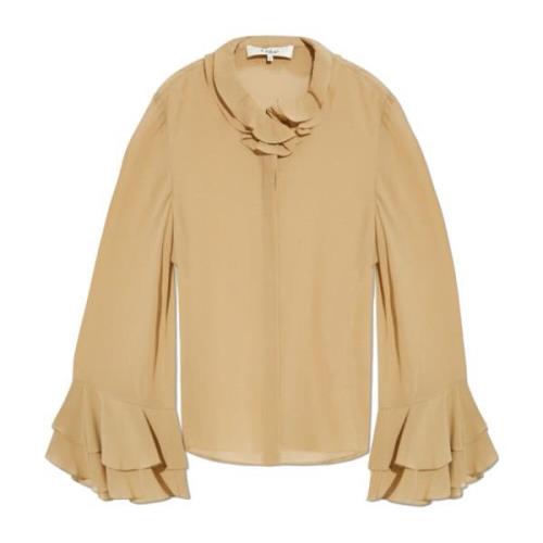 Chloé Sidenskjorta Beige, Dam