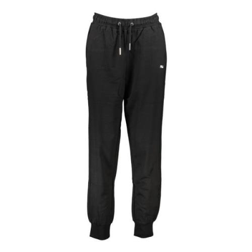 Fila Sportiga Bomullsbyxor med Elastisk Midja Black, Dam