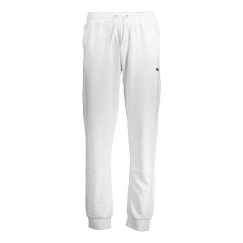 Fila Sportig Elastisk Midja Sweatpants Vit White, Herr