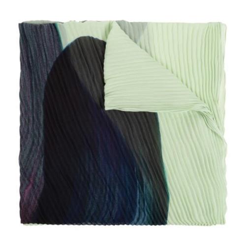 Issey Miyake Veckad Halsduk Green, Dam