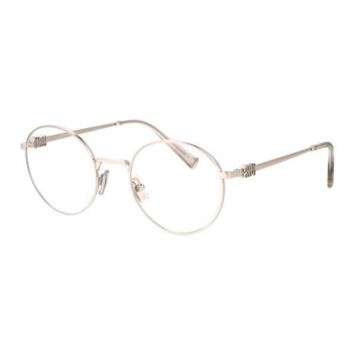 Miu Miu Stiliga Optiska Glasögon Gray, Dam