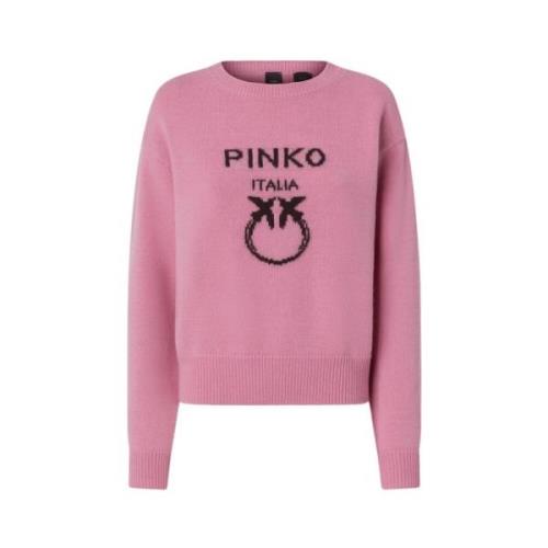 Pinko Burgos Stickad Topp Pink, Dam