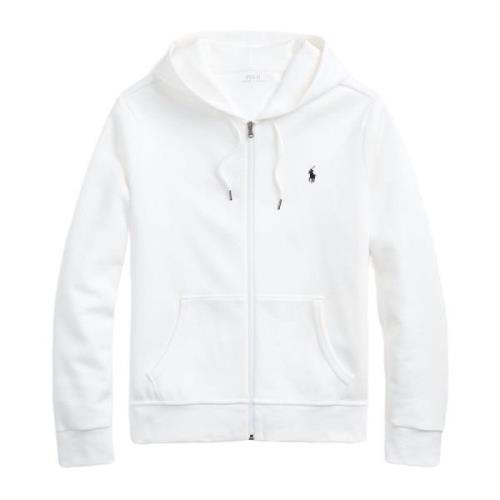 Ralph Lauren Vit Huvtröja med Dragkedja White, Herr